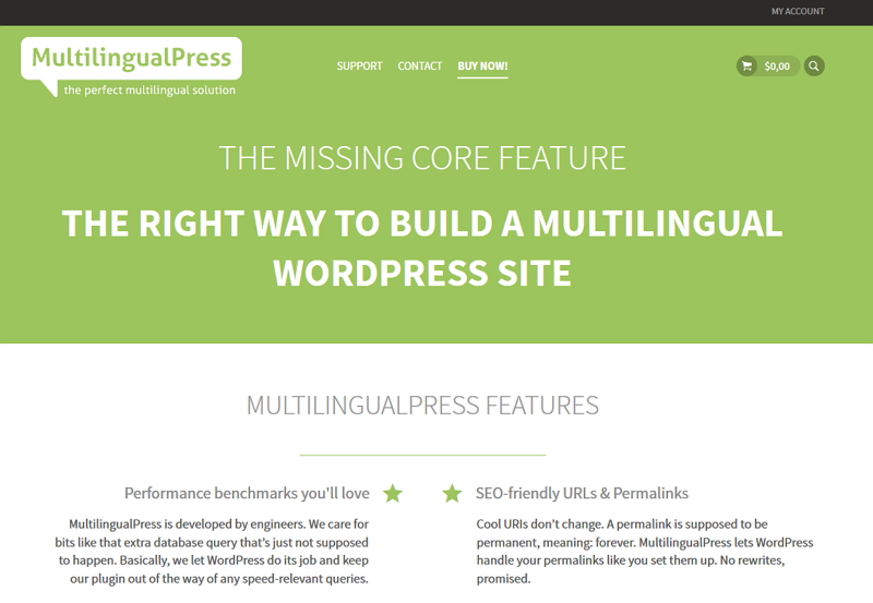 WordPress-Plugin-MultilingualPress-Website