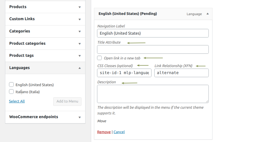 wordpress language switcher
